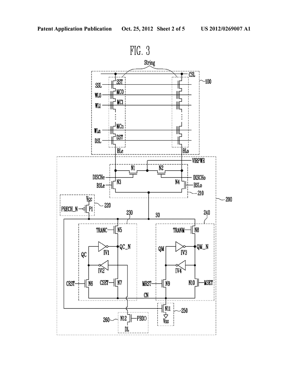 SEMICONDUCTOR MEMORY DEVICE AND METHOD OF READING OUT THE SAME - diagram, schematic, and image 03