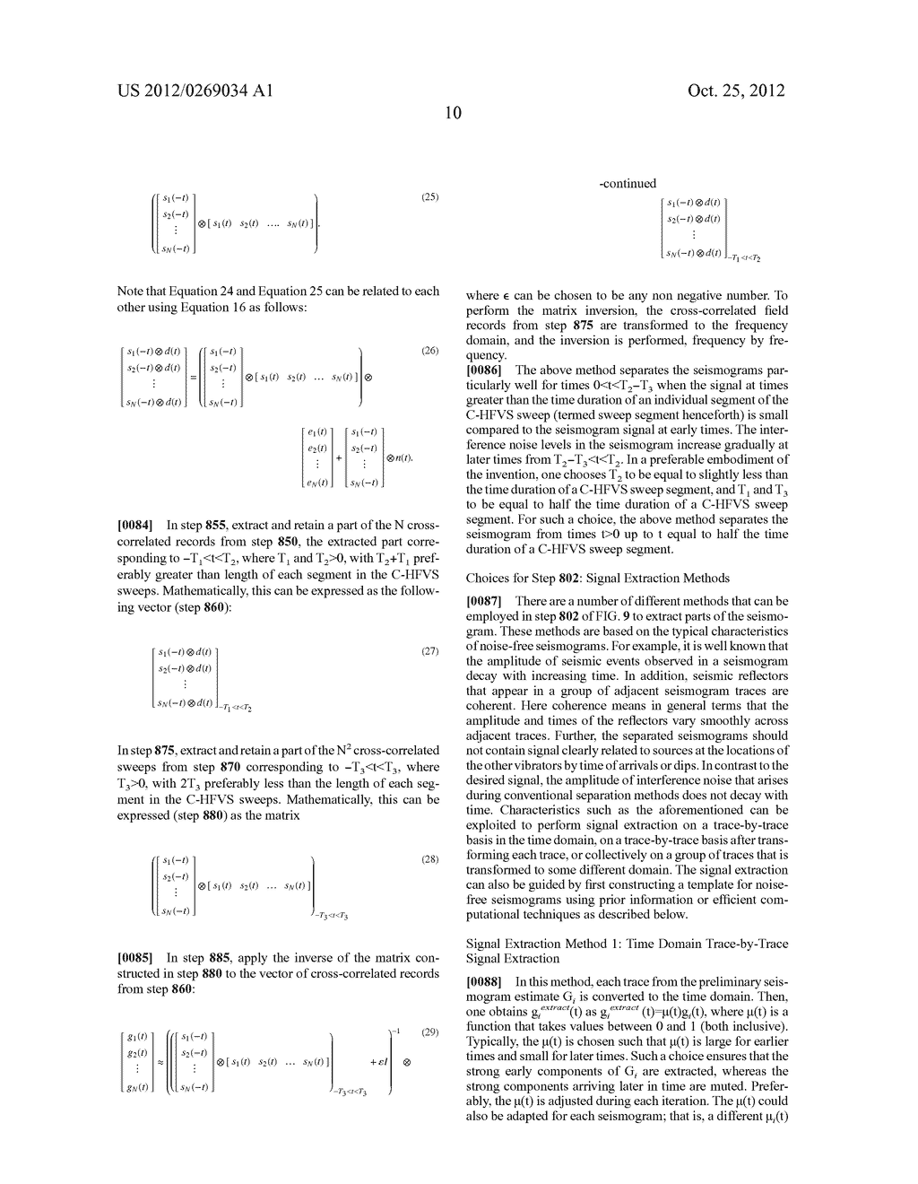 Separation and Noise Removal For Multiple Vibratory Source Seismic Data - diagram, schematic, and image 28