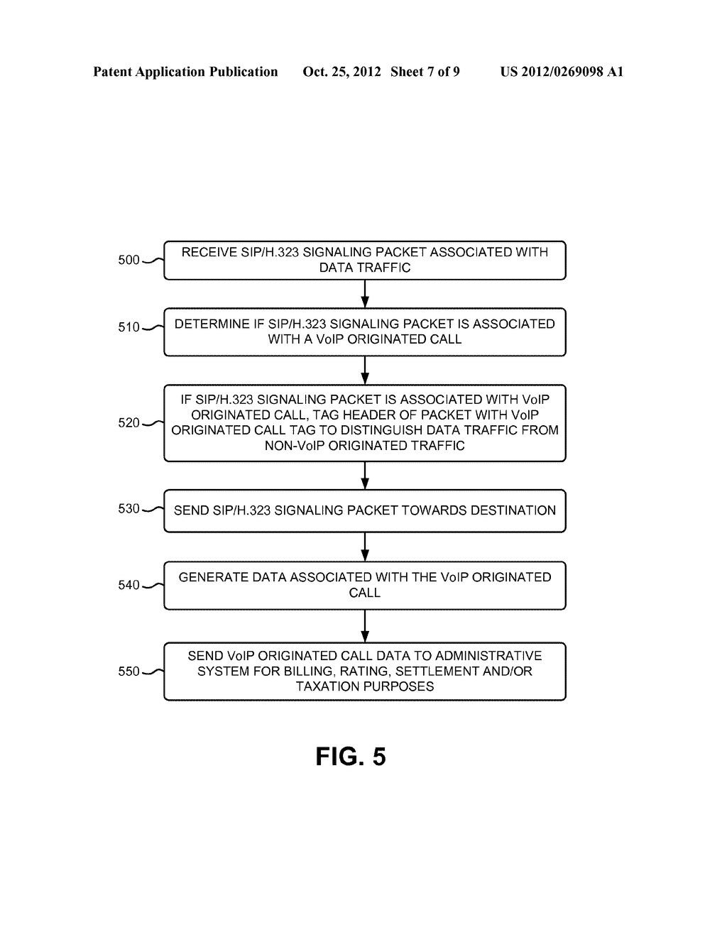 TAGGING VoIP ORIGINATED TRAFFIC - diagram, schematic, and image 08