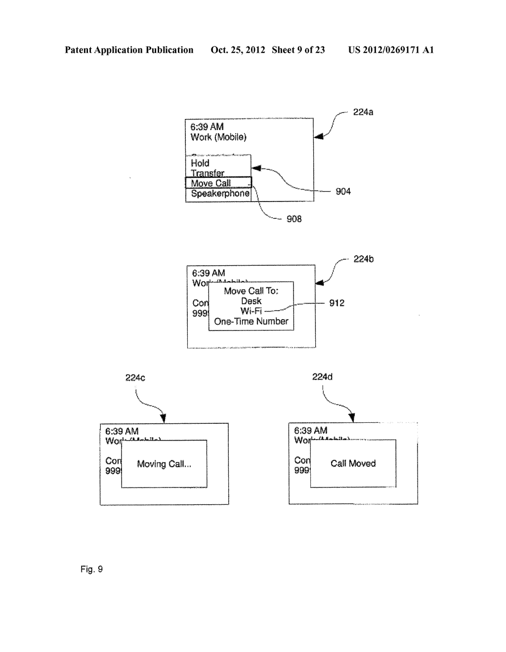 METHOD, SYSTEM AND APPARATUS FOR MANAGING CALL HANDOFF - diagram, schematic, and image 10