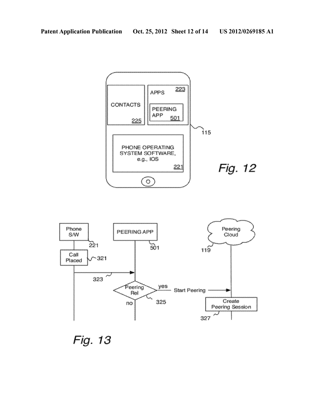 SYSTEM AND METHOD FOR COMPUTER BASED COLLABORATION INITIATED VIA A VOICE     CALL - diagram, schematic, and image 13