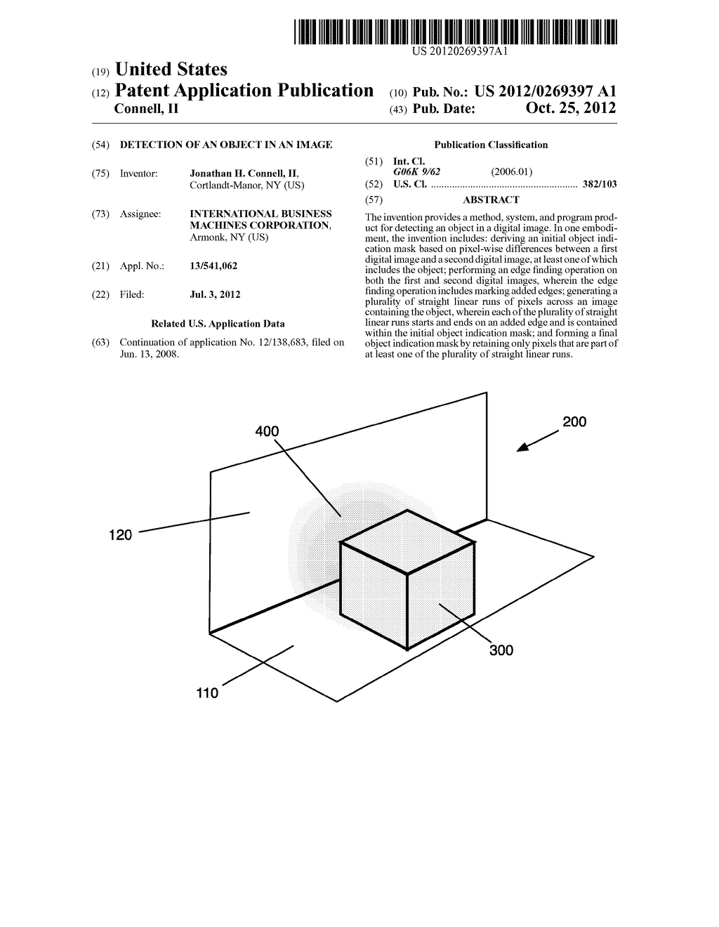 DETECTION OF AN OBJECT IN AN IMAGE - diagram, schematic, and image 01