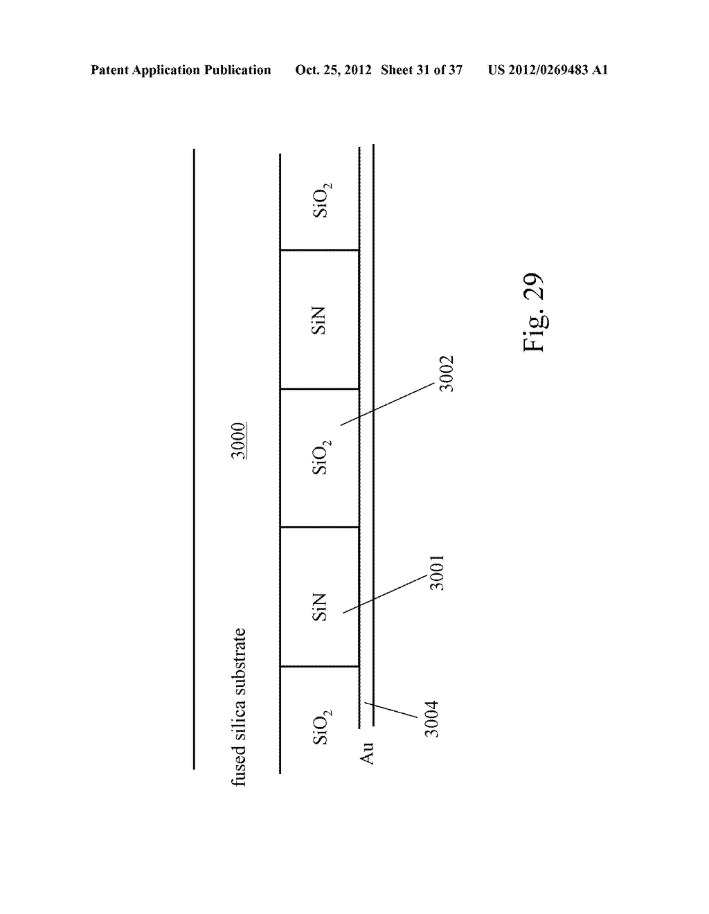 Highly efficient optical gratings with reduced thickness requirements and     impedance-matching layers - diagram, schematic, and image 32