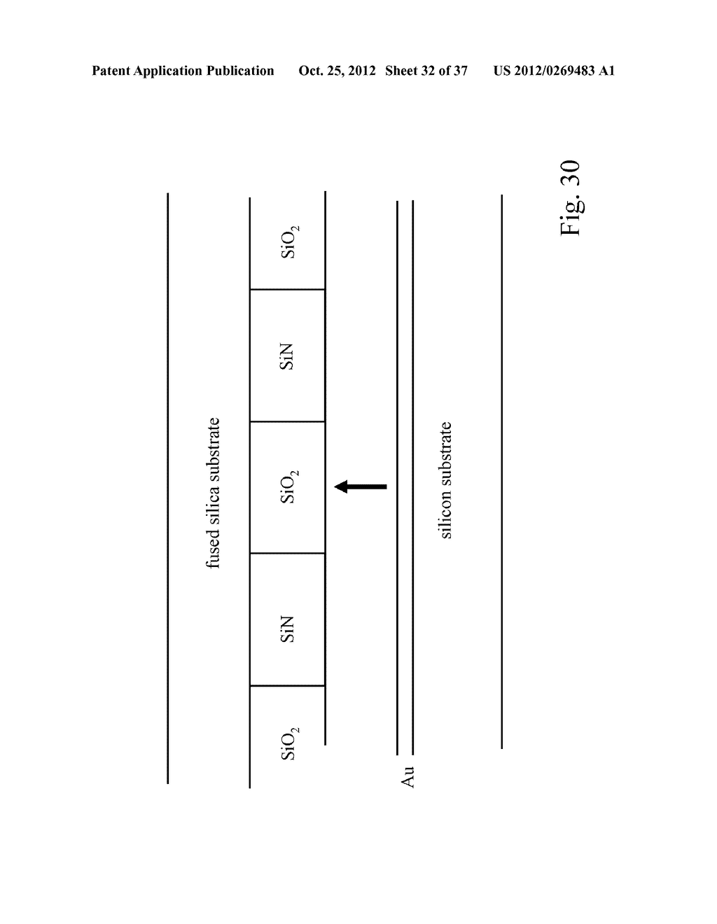 Highly efficient optical gratings with reduced thickness requirements and     impedance-matching layers - diagram, schematic, and image 33