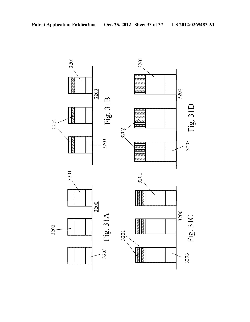 Highly efficient optical gratings with reduced thickness requirements and     impedance-matching layers - diagram, schematic, and image 34