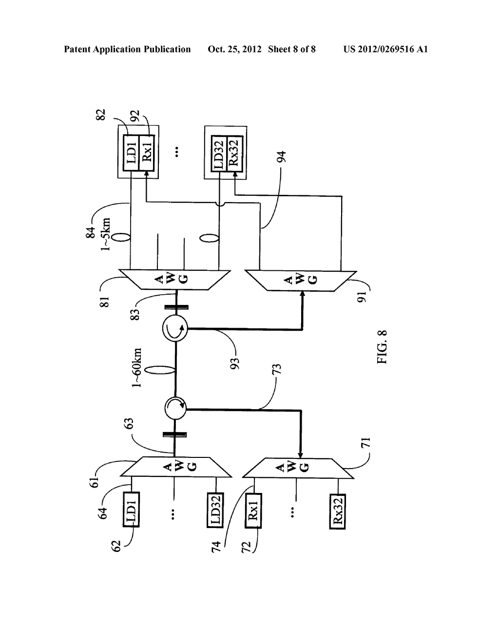 OPTICAL TRANSCEIVER APPARATUS AND WAVELENGTH DIVISION MULTIPLEXING PASSIVE     OPTICAL NETWORK SYSTEM - diagram, schematic, and image 09