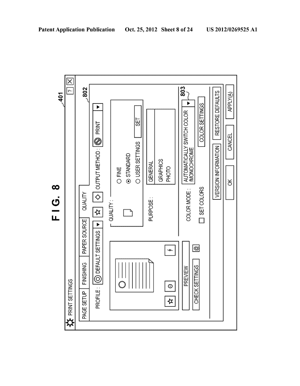 PRINTING CONTROL APPARATUS AND PRINTING CONTROL METHOD - diagram, schematic, and image 09