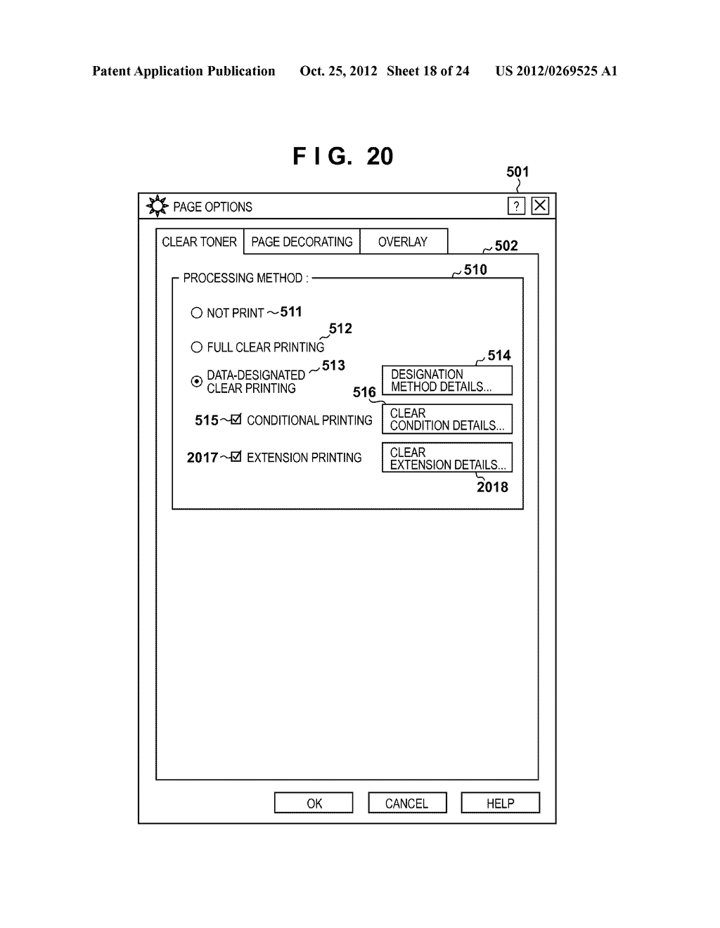 PRINTING CONTROL APPARATUS AND PRINTING CONTROL METHOD - diagram, schematic, and image 19