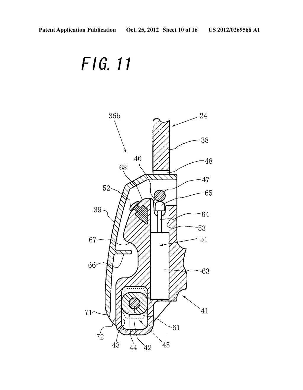 Movable Wall Portion Attachment Mechanism of Incubator - diagram, schematic, and image 11