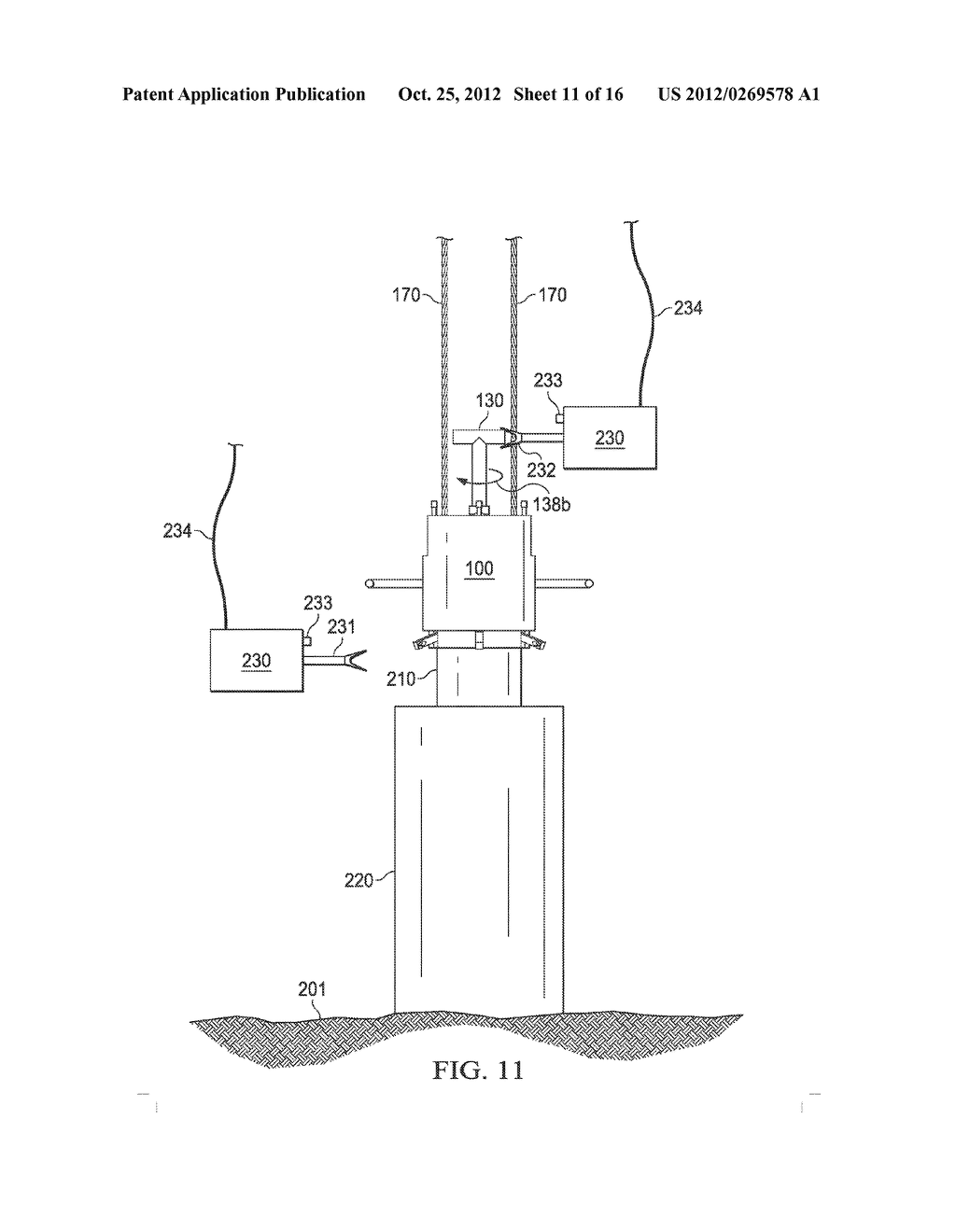 SUBSEA PIPE STUB PULLING DEVICES AND METHODS - diagram, schematic, and image 12