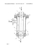 DEVICE FOR FEEDING A FLUID INTO A SOLID-CONVEYING LINE diagram and image