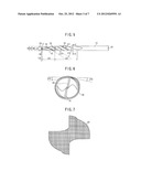 DRILL FOR COMPOSITE MATERIAL AS WELL AS MACHINING METHOD USING SAME AND     MACHINING APPARATUS USING SAME diagram and image