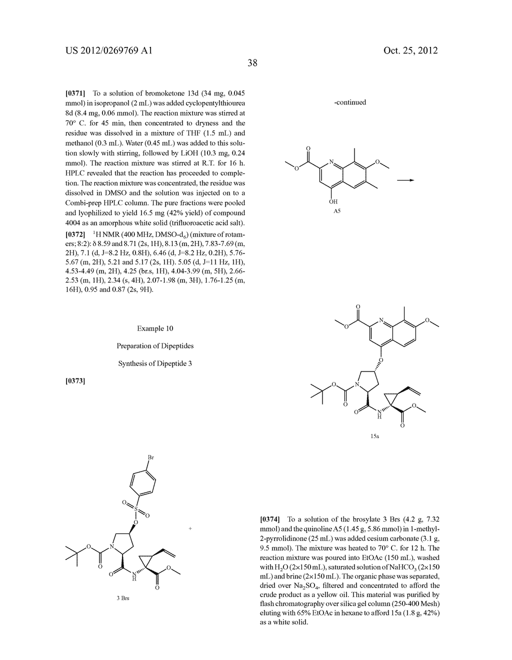 Hepatitis C Inhibitor Compounds - diagram, schematic, and image 39