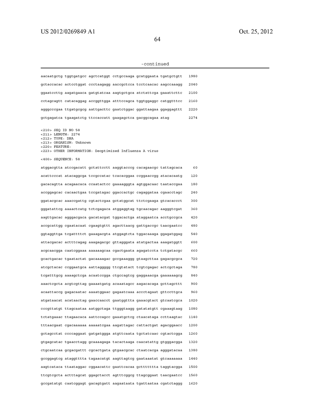 ATTENUATED INFLUENZA VIRUSES AND VACCINES - diagram, schematic, and image 70