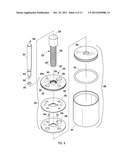 CONTAINER FOR SELECTIVELY DISPENSING A MATERIAL diagram and image