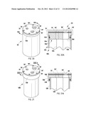 CONTAINER FOR SELECTIVELY DISPENSING A MATERIAL diagram and image