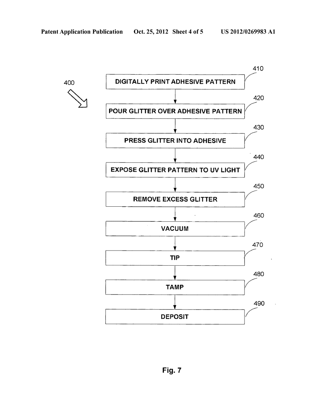 SYSTEM AND METHOD TO APPLY TOPPING MATERIALS TO PRINT PRODUCTS - diagram, schematic, and image 05