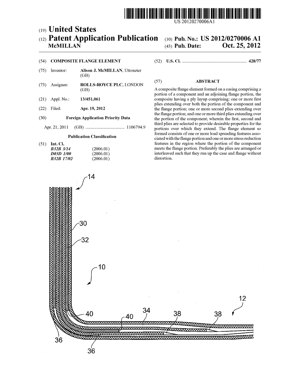 COMPOSITE FLANGE ELEMENT - diagram, schematic, and image 01