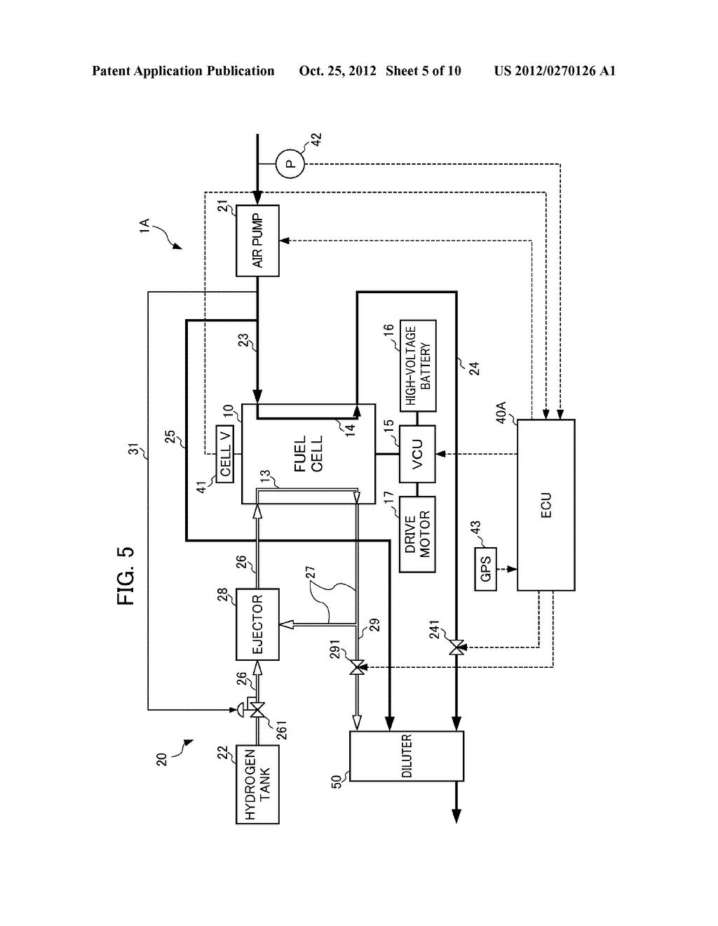 FUEL CELL SYSTEM AND CONTROL METHOD THEREOF - diagram, schematic, and image 06