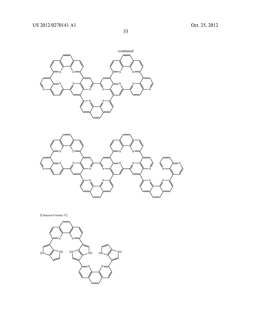 NITROGEN-CONTAINING AROMATIC COMPOUNDS AND METAL COMPLEXES - diagram, schematic, and image 34