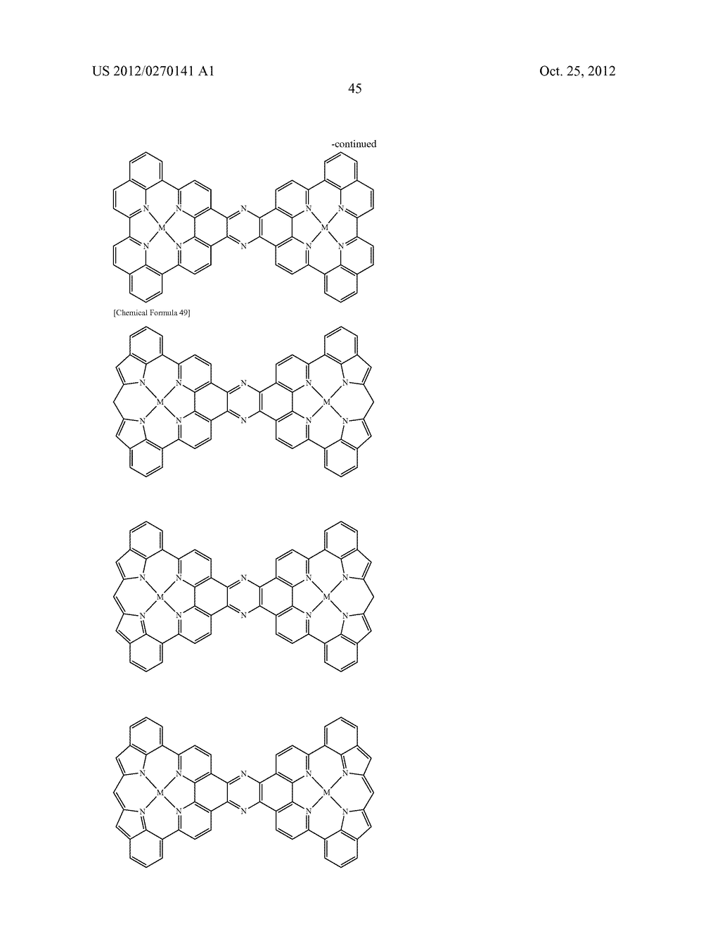 NITROGEN-CONTAINING AROMATIC COMPOUNDS AND METAL COMPLEXES - diagram, schematic, and image 46