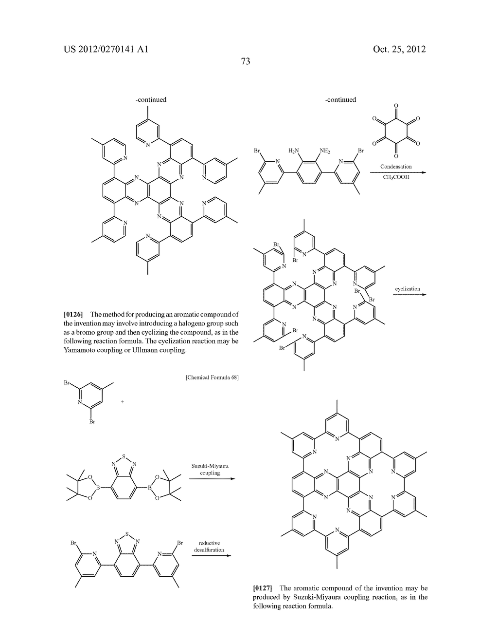 NITROGEN-CONTAINING AROMATIC COMPOUNDS AND METAL COMPLEXES - diagram, schematic, and image 74