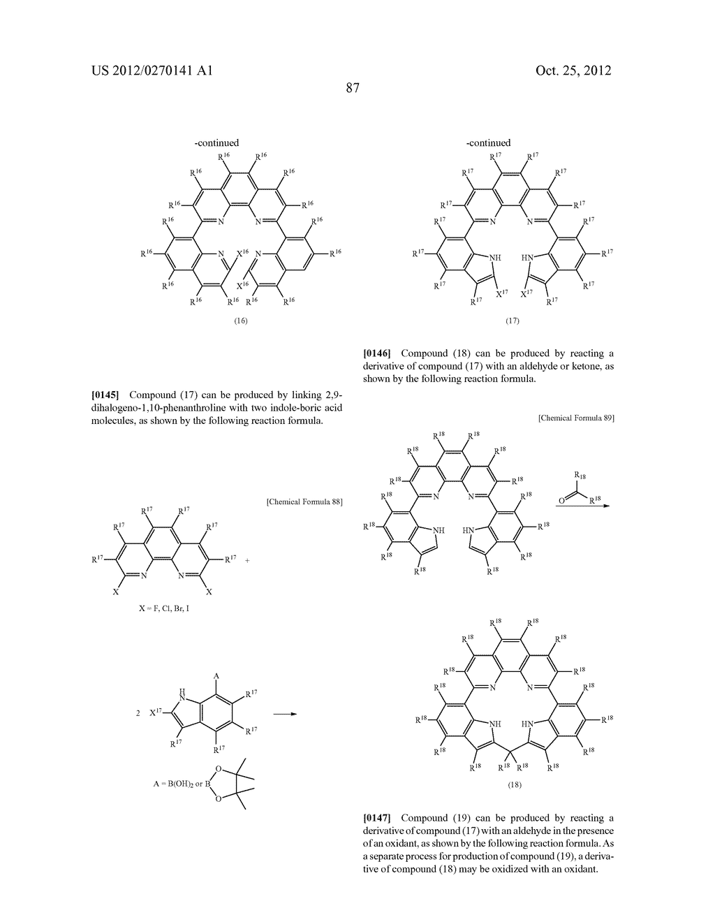 NITROGEN-CONTAINING AROMATIC COMPOUNDS AND METAL COMPLEXES - diagram, schematic, and image 88