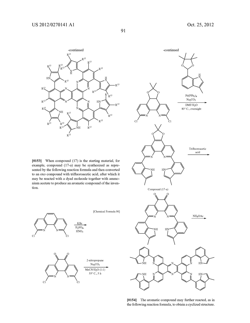 NITROGEN-CONTAINING AROMATIC COMPOUNDS AND METAL COMPLEXES - diagram, schematic, and image 92