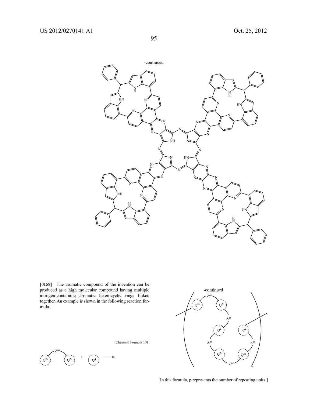 NITROGEN-CONTAINING AROMATIC COMPOUNDS AND METAL COMPLEXES - diagram, schematic, and image 96