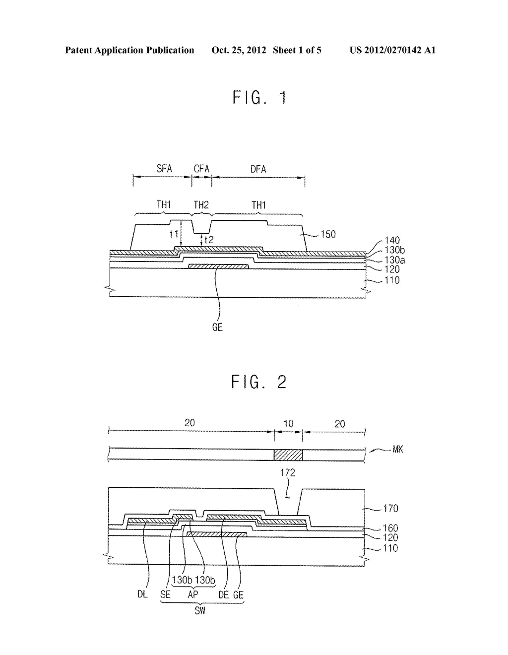 PHOTOSENSITIVE COMPOSITION AND METHOD OF MANUFACTURING A SUBSTRATE FOR A     DISPLAY DEVICE USING THE SAME - diagram, schematic, and image 02