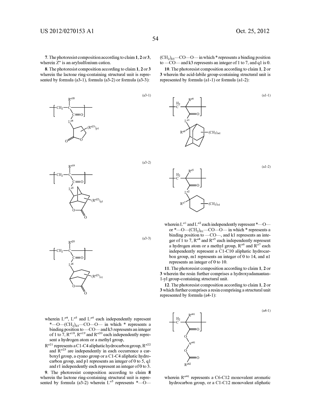 PHOTORESIST COMPOSITION AND METHOD FOR PRODUCING PHOTORESIST PATTERN - diagram, schematic, and image 55