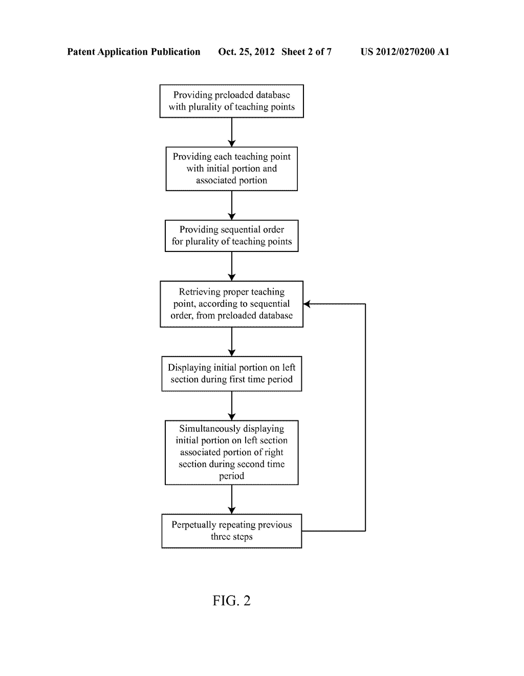 Electronic Flash Card Device and Method of Use Thereof for Passive     Learning - diagram, schematic, and image 03