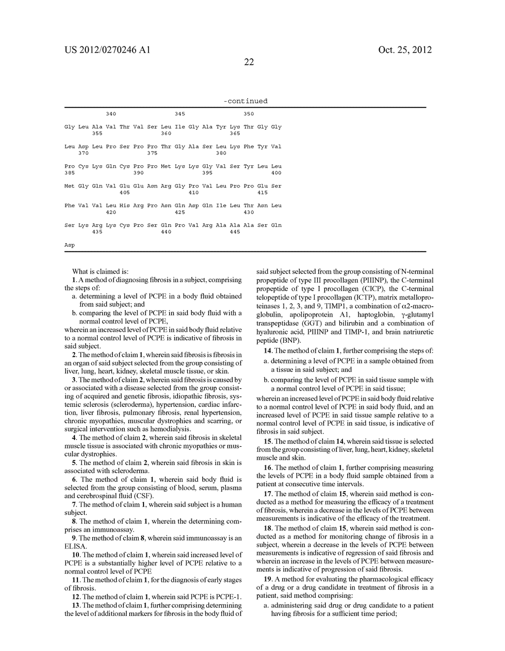 PROCOLLAGEN C-PROTEINASE ENHANCER (PCPE) BIOMARKER FOR BONE FORMATION - diagram, schematic, and image 44