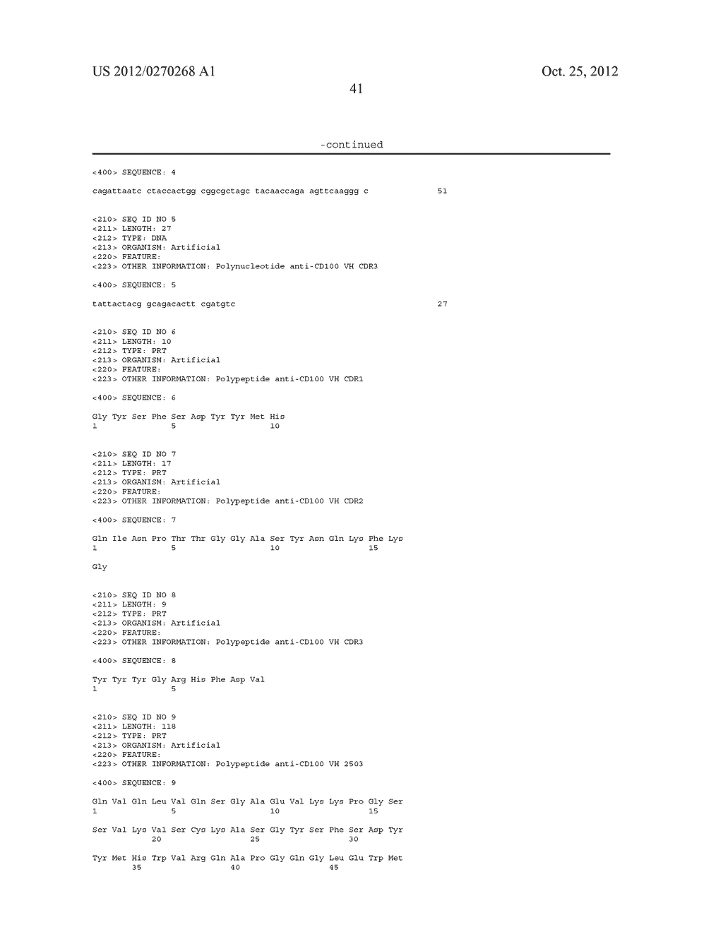 Anti-CD100 Neutralizing Antibodies and Methods of Using the Same - diagram, schematic, and image 65