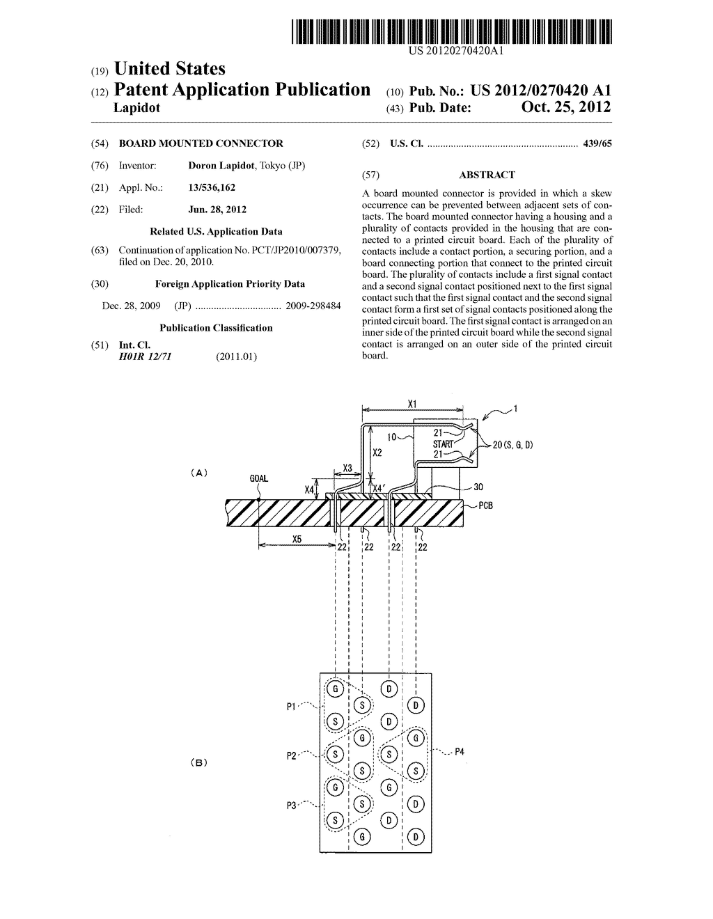 Board Mounted Connector - diagram, schematic, and image 01