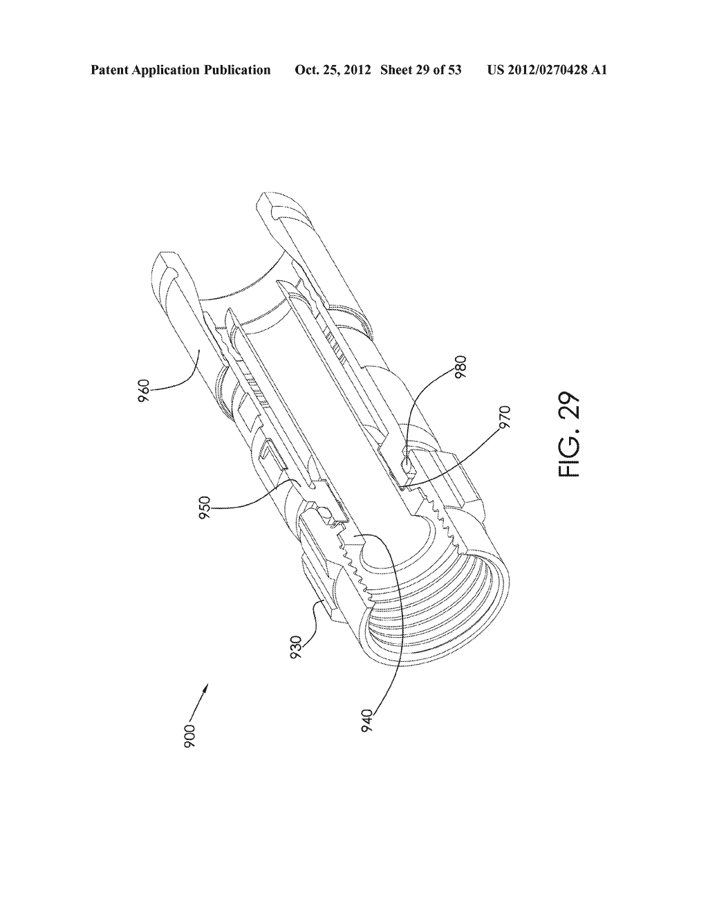 COAXIAL CABLE CONNECTOR HAVING ELECTRICAL CONTINUITY MEMBER - diagram, schematic, and image 30