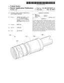 COAXIAL CABLE CONNECTOR HAVING A COLLAPSIBLE PORTION diagram and image