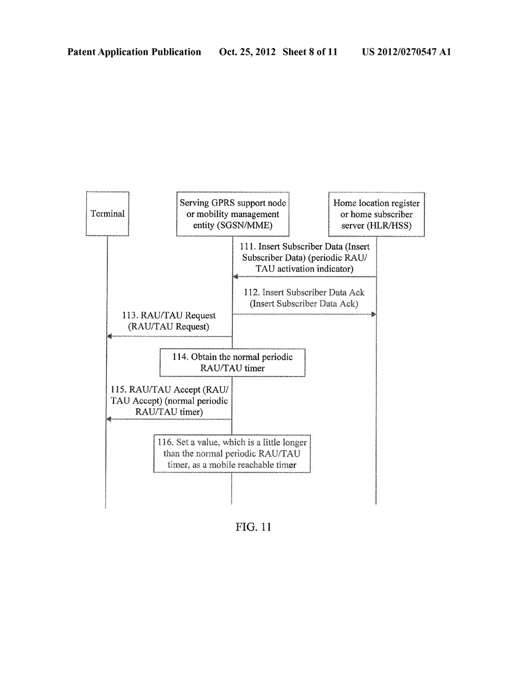 MOBILITY MANAGEMENT METHOD, SERVING GPRS SUPPORT NODE OR MOBILITY     MANAGEMENT ENTITY, AND TERMINAL - diagram, schematic, and image 09