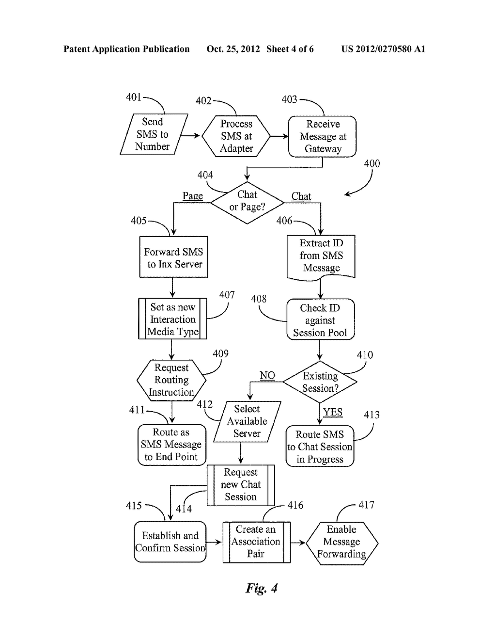 System and Methods for Integrating Short Message Service Messaging with     Contact Center Applications - diagram, schematic, and image 05