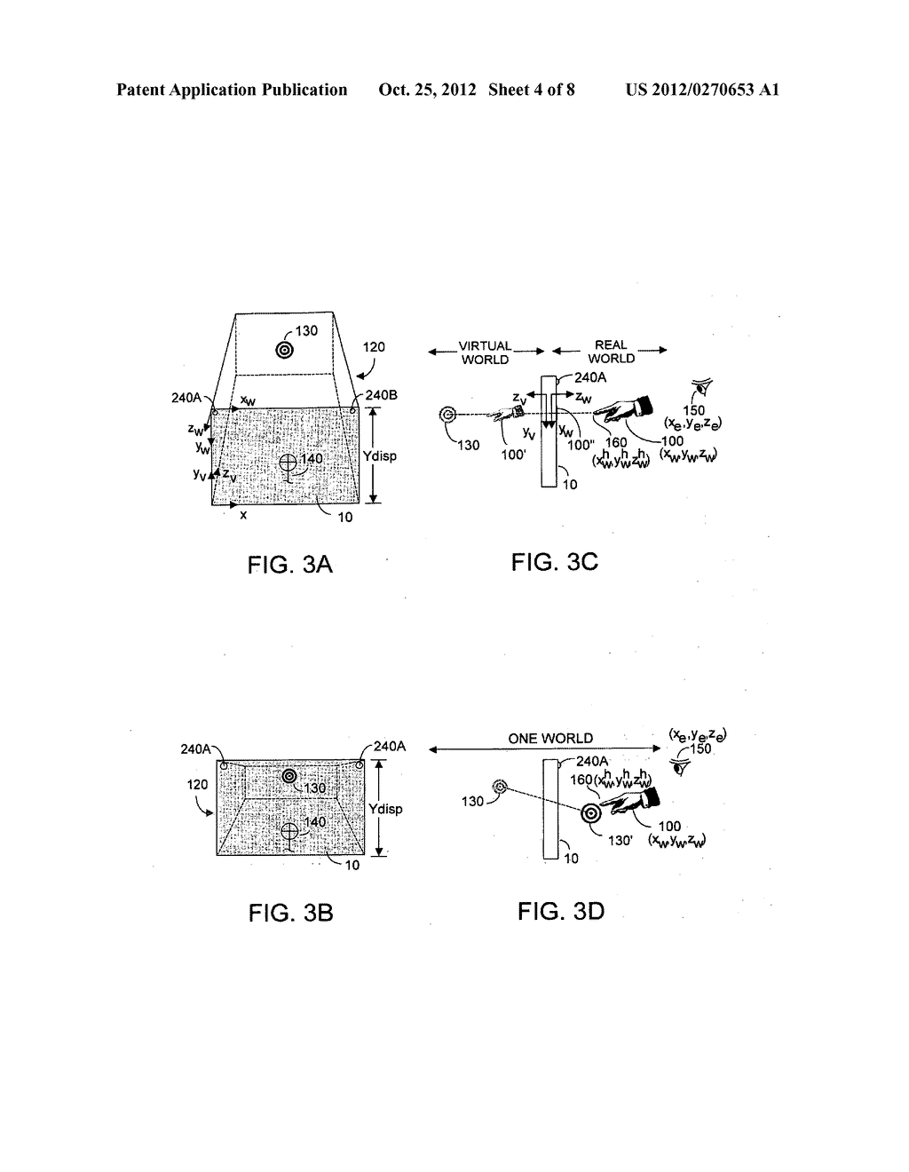 Method and system to create three-dimensional mapping in a two-dimensional     game - diagram, schematic, and image 05