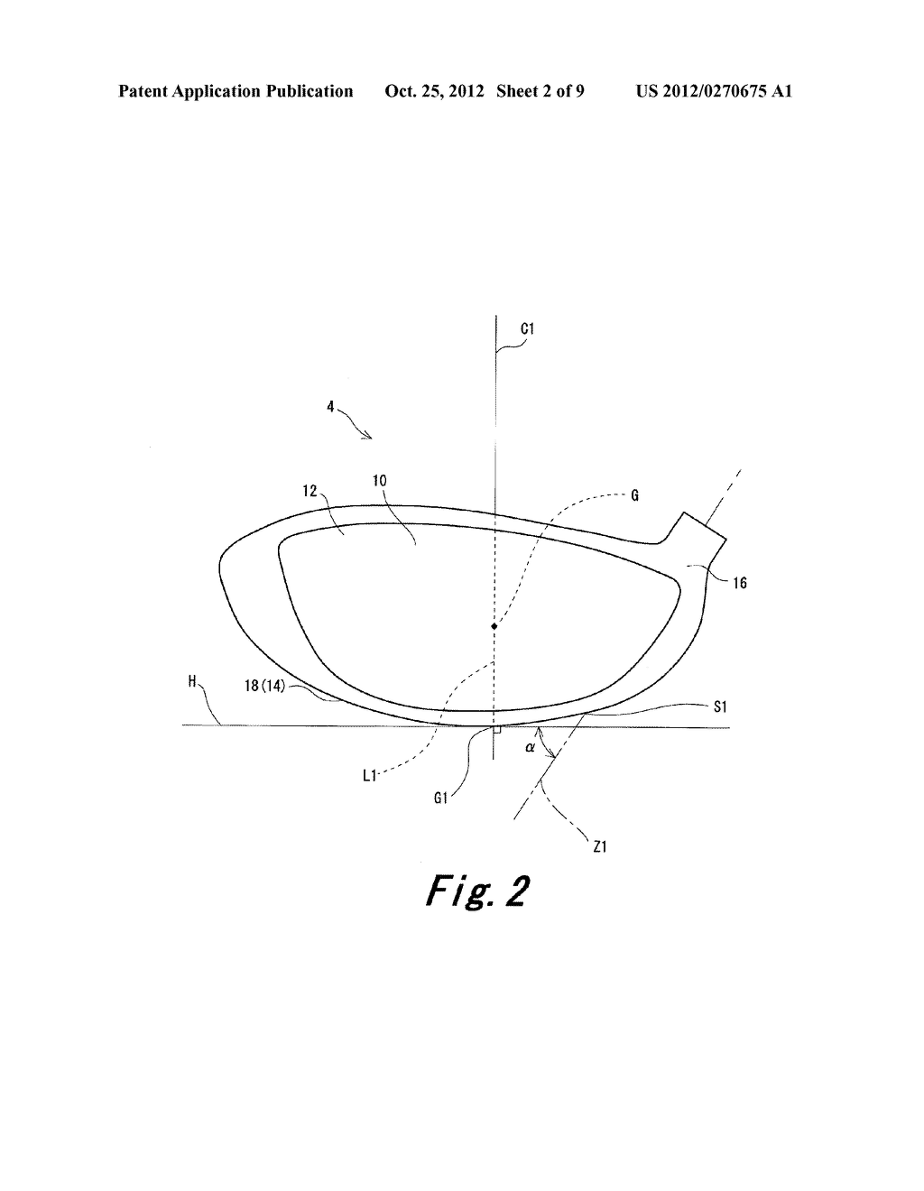 GOLF CLUB HEAD AND GOLF CLUB - diagram, schematic, and image 03