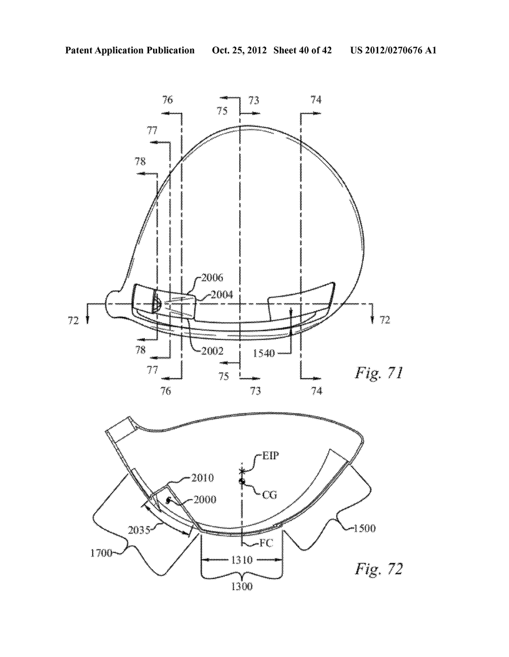 GOLF CLUB HEAD HAVING A STRESS REDUCING FEATURE - diagram, schematic, and image 41