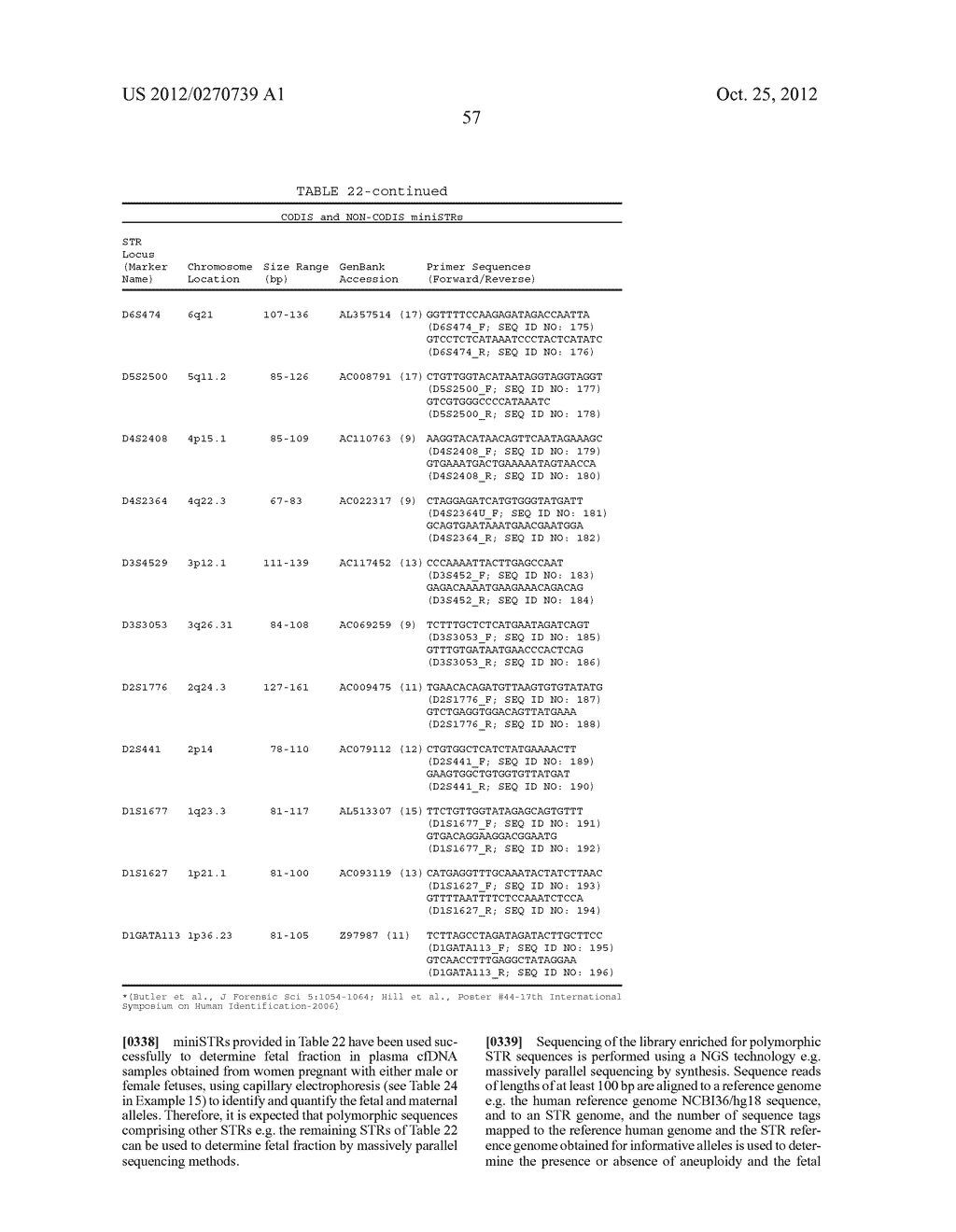 METHOD FOR SAMPLE ANALYSIS OF ANEUPLOIDIES IN MATERNAL SAMPLES - diagram, schematic, and image 102