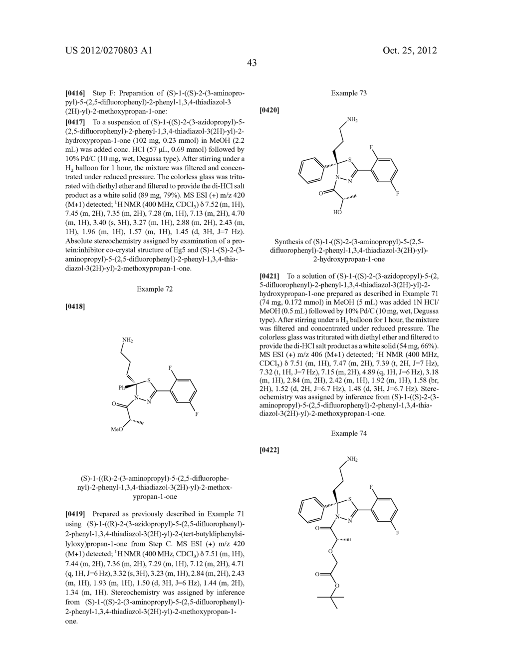 Mitotic Kinesin Inhibitors and Methods of Use Thereof - diagram, schematic, and image 44