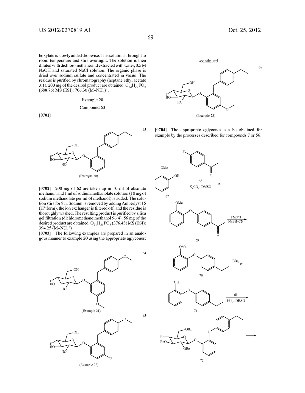 USE OF COMPOUNDS WITH SGLT-1/SGLT-2 INHIBITOR ACTIVITY FOR PRODUCING     MEDICAMENTS FOR TREATMENT OF BONE DISEASE - diagram, schematic, and image 74