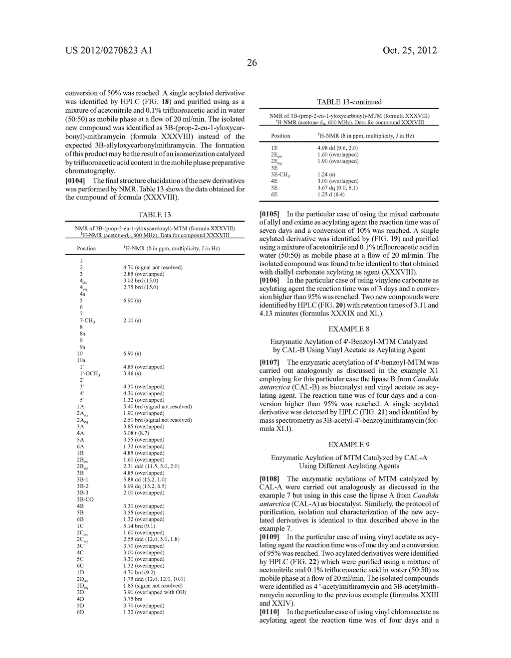 AUREOLIC ACID DERIVATIVES, THE METHOD FOR PREPARATION THEREOF AND THE USES     THEREOF - diagram, schematic, and image 48