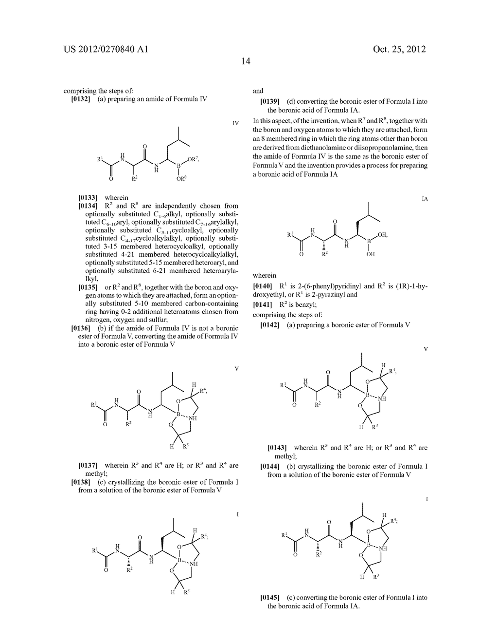 Proteasome inhibitors and processes for their preparation, purification     and use - diagram, schematic, and image 15