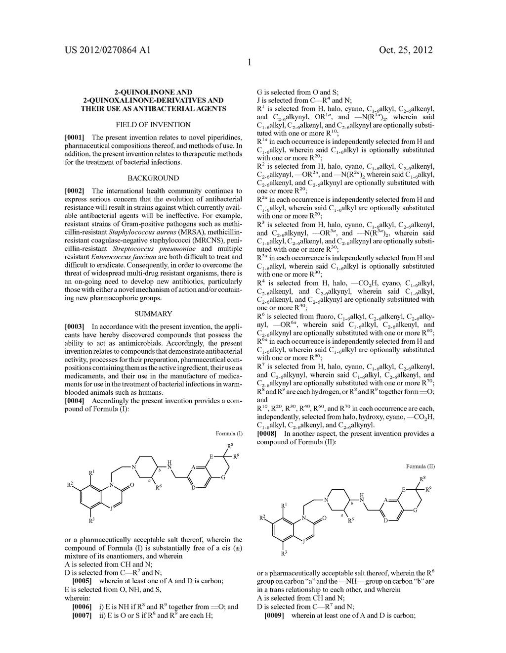 2-QUINOLINONE AND 2-QUINOXALINONE-DERIVATIVES AND THEIR USE AS     ANTIBACTERIAL  AGENTS - diagram, schematic, and image 02