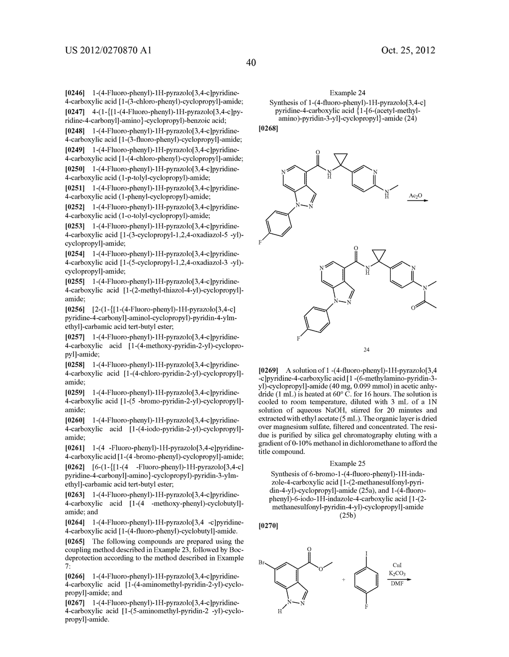 Indazole and Pyrazolopyridine Compounds As CCR1 Receptor Antagonists - diagram, schematic, and image 50