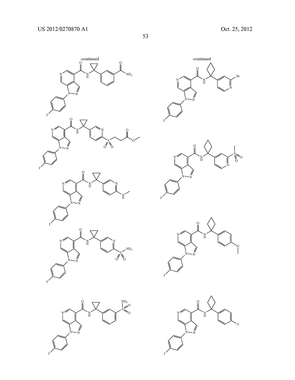 Indazole and Pyrazolopyridine Compounds As CCR1 Receptor Antagonists - diagram, schematic, and image 63